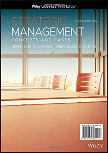 Strategic Management: Concepts and Cases (3rd Edition) [2020] - Epub + Converted pdf